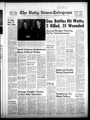 The Daily News-Telegram (Sulphur Springs, Tex.), Vol. 90, No. 191, Ed. 1 Monday, August 12, 1968