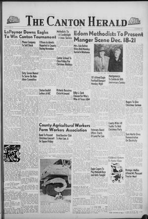 The Canton Herald (Canton, Tex.), Vol. 74, No. 51, Ed. 1 Thursday, December 19, 1957