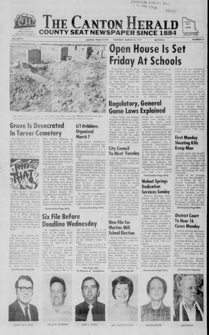 The Canton Herald (Canton, Tex.), Vol. 93, No. 10, Ed. 1 Thursday, March 10, 1977