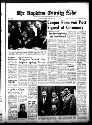 The Hopkins County Echo (Sulphur Springs, Tex.), Vol. 93, No. 14, Ed. 1 Friday, April 5, 1968