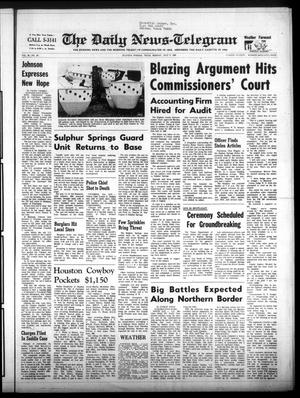 The Daily News-Telegram (Sulphur Springs, Tex.), Vol. 90, No. 161, Ed. 1 Monday, July 8, 1968
