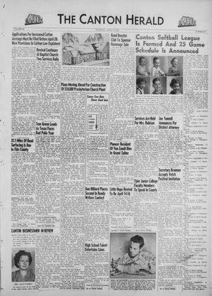 The Canton Herald (Canton, Tex.), Vol. 68, No. 15, Ed. 1 Thursday, April 13, 1950