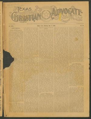 Primary view of object titled 'Texas Christian Advocate (Dallas, Tex.), Vol. 47, No. 39, Ed. 1 Thursday, May 23, 1901'.
