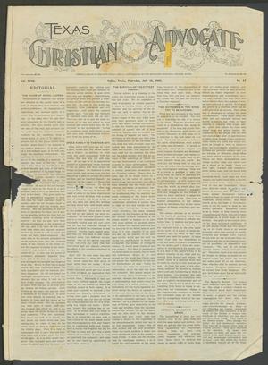 Texas Christian Advocate (Dallas, Tex.), Vol. 47, No. 47, Ed. 1 Thursday, July 18, 1901