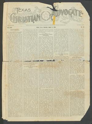 Primary view of object titled 'Texas Christian Advocate (Dallas, Tex.), Vol. 47, No. 50, Ed. 1 Thursday, August 8, 1901'.