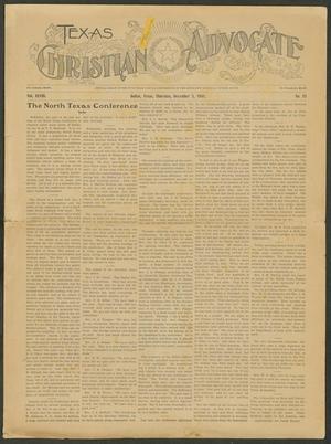 Primary view of Texas Christian Advocate (Dallas, Tex.), Vol. 48, No. 15, Ed. 1 Thursday, December 5, 1901
