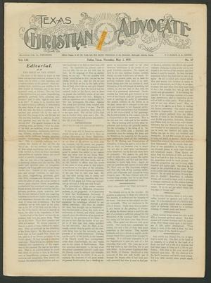 Texas Christian Advocate (Dallas, Tex.), Vol. 53, No. 37, Ed. 1 Thursday, May 2, 1907