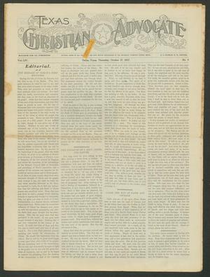Texas Christian Advocate (Dallas, Tex.), Vol. 54, No. 9, Ed. 1 Thursday, October 17, 1907