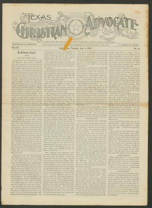 Texas Christian Advocate (Dallas, Tex.), Vol. 54, No. 42, Ed. 1 Thursday, June 4, 1908