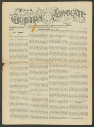 Texas Christian Advocate (Dallas, Tex.), Vol. 54, No. 45, Ed. 1 Thursday, June 25, 1908