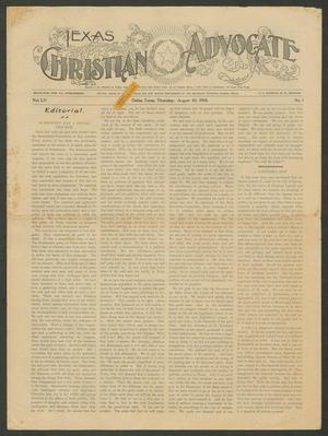 Texas Christian Advocate (Dallas, Tex.), Vol. 55, No. 1, Ed. 1 Thursday, August 20, 1908