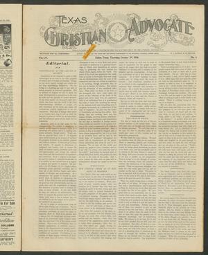 Texas Christian Advocate (Dallas, Tex.), Vol. 55, No. 11, Ed. 1 Thursday, October 29, 1908