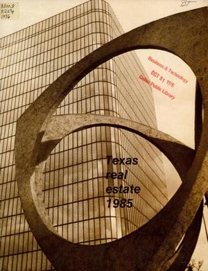 Primary view of Texas real estate 1985