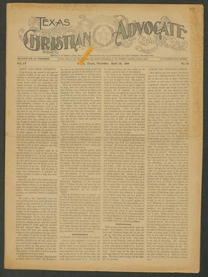 Texas Christian Advocate (Dallas, Tex.), Vol. 55, No. 36, Ed. 1 Thursday, April 22, 1909