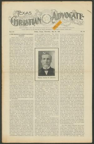 Texas Christian Advocate (Dallas, Tex.), Vol. 55, No. 40, Ed. 1 Thursday, May 20, 1909