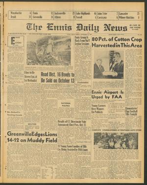 The Ennis Daily News (Ennis, Tex.), Vol. 74, No. 229, Ed. 1 Saturday, September 26, 1964
