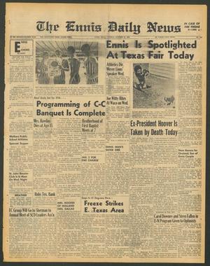 The Ennis Daily News (Ennis, Tex.), Vol. 74, No. 249, Ed. 1 Tuesday, October 20, 1964