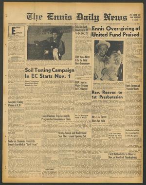 The Ennis Daily News (Ennis, Tex.), Vol. 74, No. 258, Ed. 1 Friday, October 30, 1964