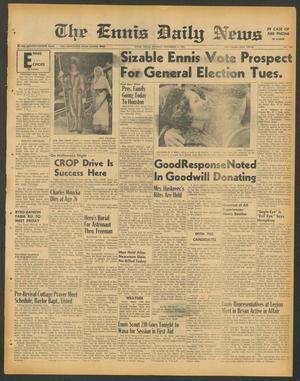 The Ennis Daily News (Ennis, Tex.), Vol. 74, No. 260, Ed. 1 Monday, November 2, 1964