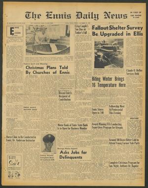 Primary view of object titled 'The Ennis Daily News (Ennis, Tex.), Vol. 74, No. 299, Ed. 1 Friday, December 18, 1964'.