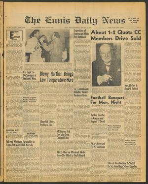 The Ennis Daily News (Ennis, Tex.), Vol. 75, No. 13, Ed. 1 Saturday, January 16, 1965