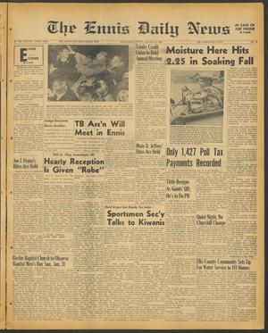 The Ennis Daily News (Ennis, Tex.), Vol. 75, No. 18, Ed. 1 Friday, January 22, 1965