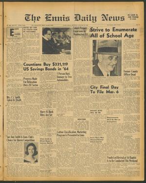 The Ennis Daily News (Ennis, Tex.), Vol. 75, No. 23, Ed. 1 Thursday, January 28, 1965