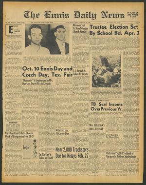 The Ennis Daily News (Ennis, Tex.), Vol. 75, No. 42, Ed. 1 Friday, February 19, 1965
