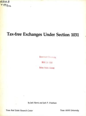 Tax-Free Exchanges Under Section 1031
