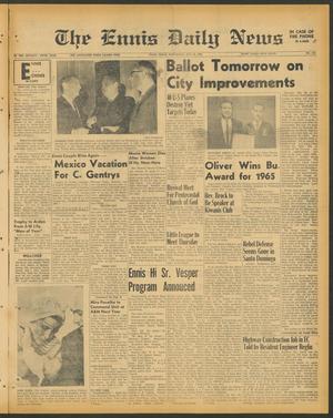 The Ennis Daily News (Ennis, Tex.), Vol. 75, No. 118, Ed. 1 Wednesday, May 19, 1965