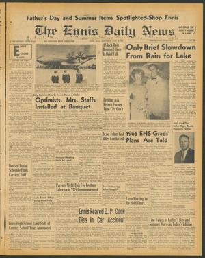 Primary view of object titled 'The Ennis Daily News (Ennis, Tex.), Vol. 75, No. 142, Ed. 1 Wednesday, June 16, 1965'.
