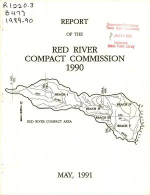 Primary view of object titled 'Report of the Red River Compact Commission: 1990'.