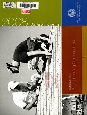 Texas Department of Housing and Community Affairs Annual Report: 2008