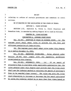 78th Texas Legislature, Regular Session, House Bill 4, Chapter 204