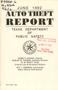 Primary view of Texas Auto Theft Report: June 1992