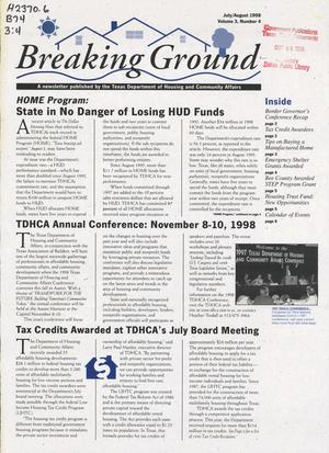 Breaking Ground, Volume 3, Number 4, July/August 1998