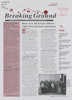 Breaking Ground, Volume 5, Number 1, December 1999