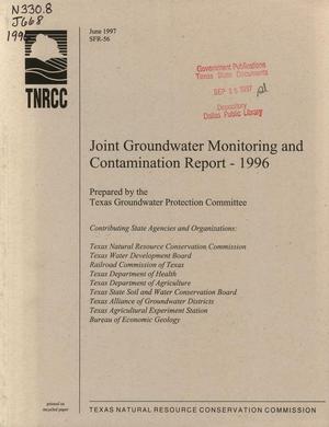 Joint Groundwater Monitoring and Contamination Report: 1996