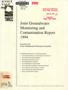 Thumbnail image of item number 1 in: 'Joint Groundwater Monitoring and Contamination Report: 1994'.