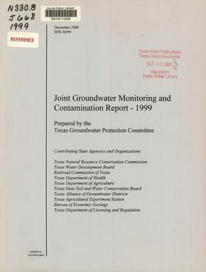 Joint Groundwater Monitoring and Contamination Report: 1999