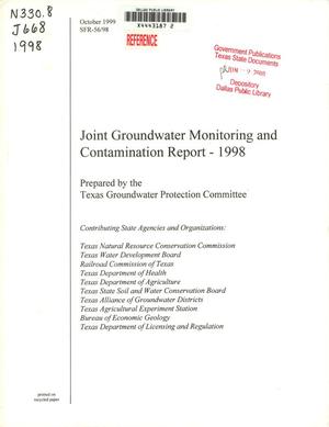 Primary view of object titled 'Joint Groundwater Monitoring and Contamination Report: 1998'.