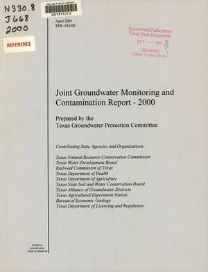 Joint Groundwater Monitoring and Contamination Report: 2000