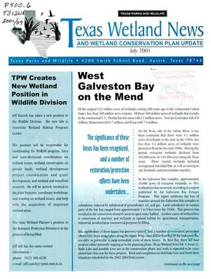 Primary view of object titled 'Texas Wetland News, July 2001'.