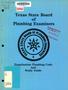 Book: Examination Plumbing Code and Study Guide 1988