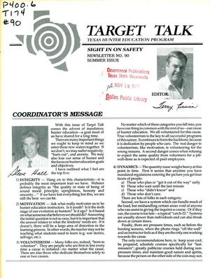 Target Talk, Number 90, Summer 1989