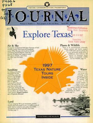 Texas Conservation Passport Journal, Volume 6, Number 2, April 1997-June 1997