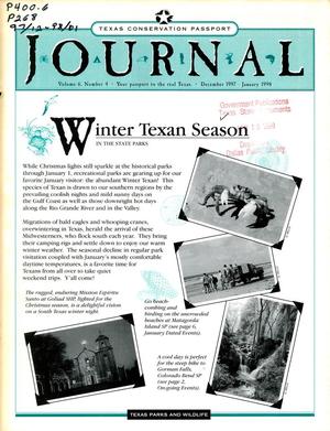 Texas Conservation Passport Journal, Volume 6, Number 4, December 1997-January 1998