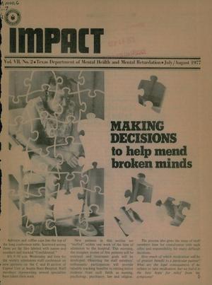 Primary view of object titled 'Impact, Volume 7, Number  2, July/August 1977'.