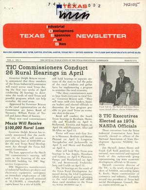Primary view of object titled 'Texas IDEAS Newsletter, Volume 4, Number 2, March 1974'.