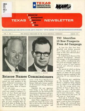 Texas IDEAS Newsletter, Volume 5, Number 3, March 1975